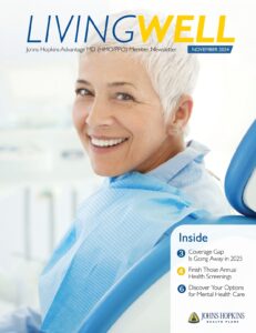 November 2024 cover of Advantage MD's Living Well Newsletter